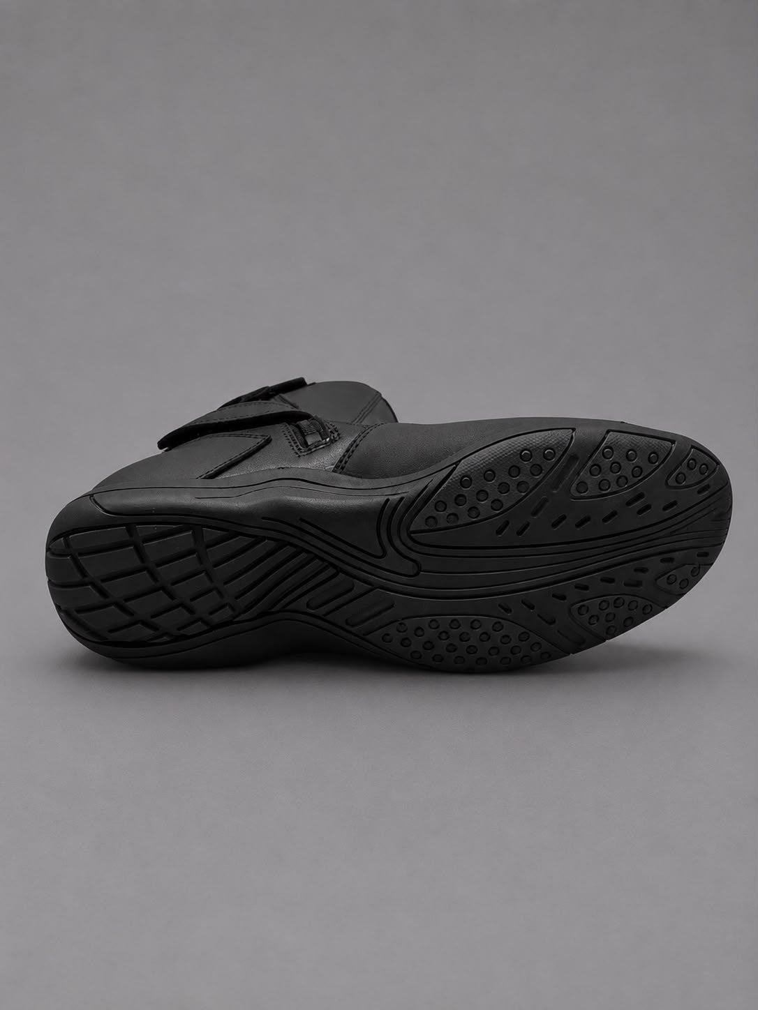STIVALE MOTO IN PELLE W2 "DZF" BLACK