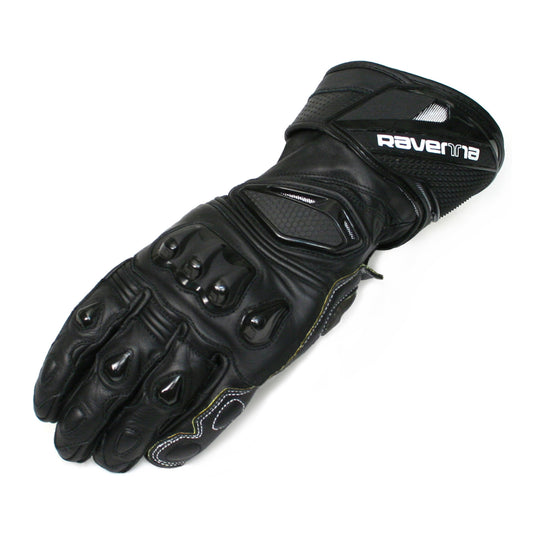 GUANTI IN PELLE RAVENNA MOTO R BLACK