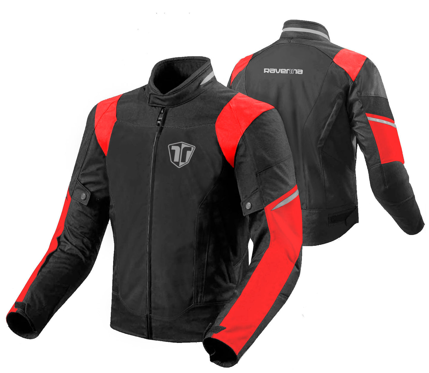 GIACCA MOTO RAVENNA 4 SEASON BLK/RED