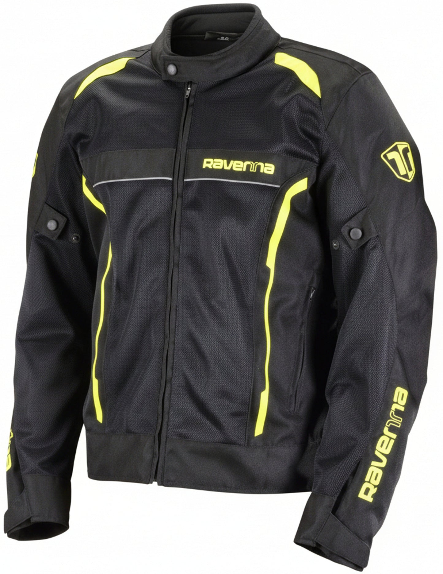 GIACCA MOTO ESTIVA RAVENNA BLK/YLW