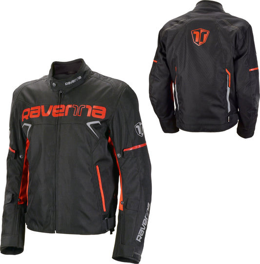 GIACCA MOTO RAVENNA BLK/RED
