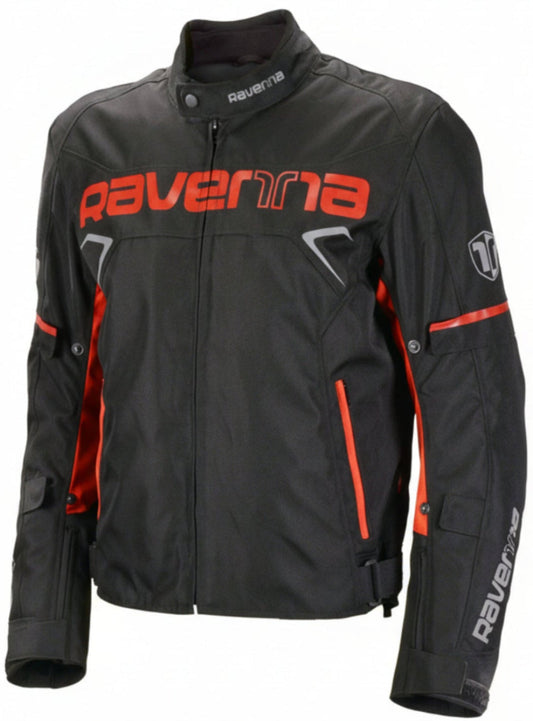 GIACCA MOTO RAVENNA BLK/RED