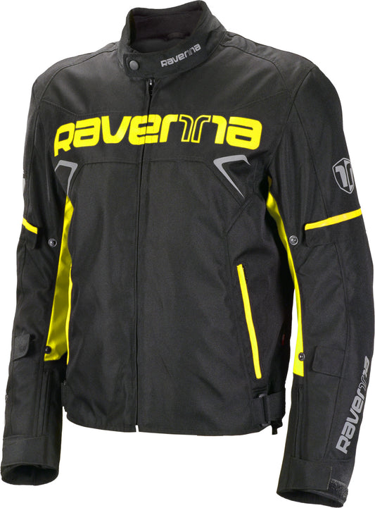 GIACCA MOTO RAVENNA BLK/YLW
