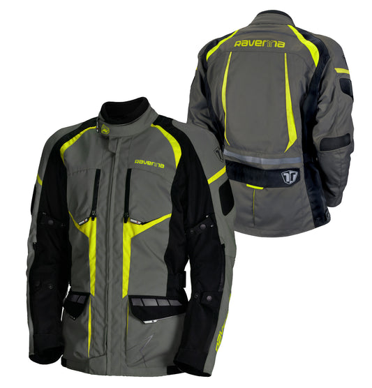 GIACCA WINTER RAVENNA GRY/BLK/FLUO