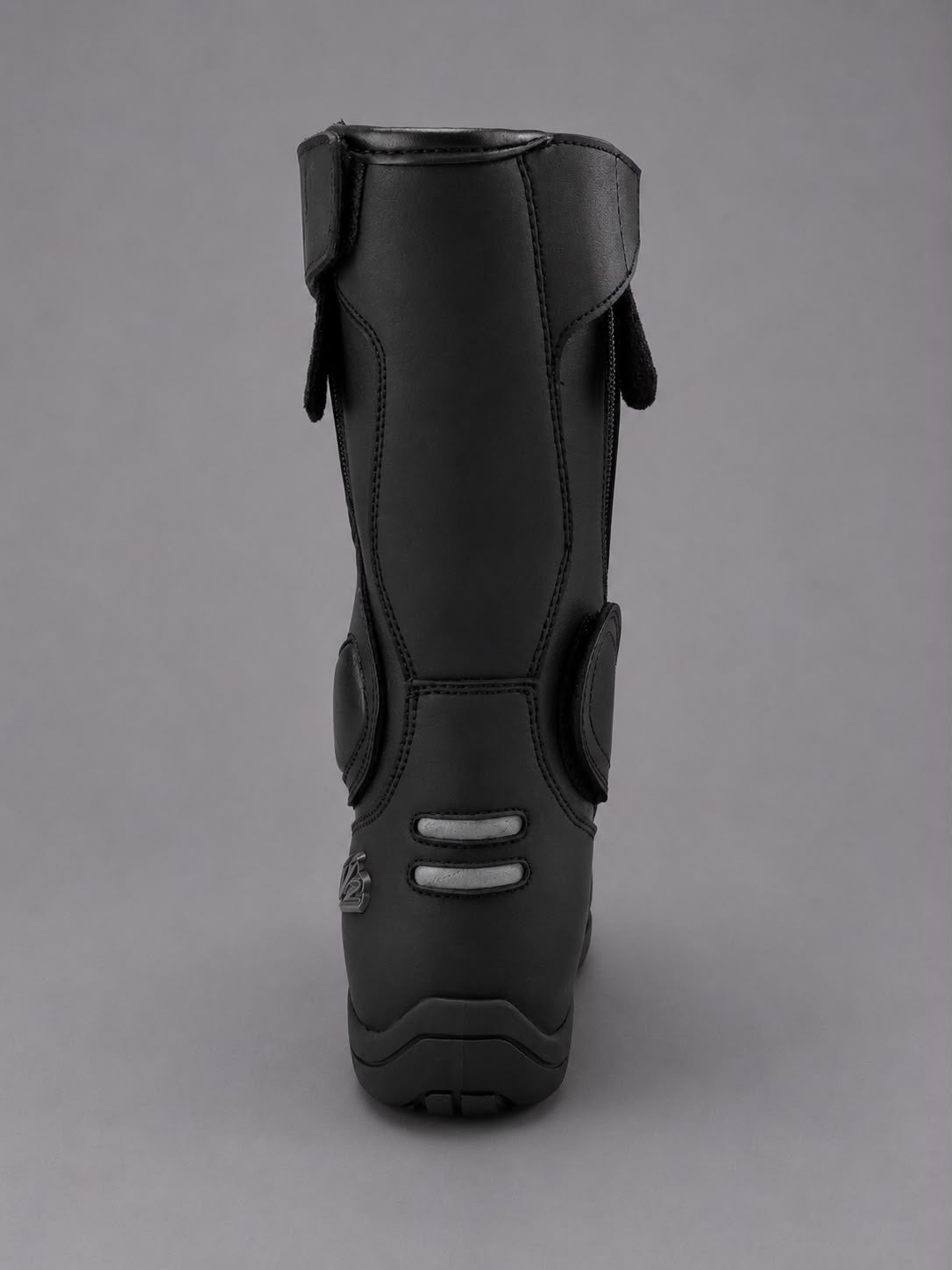 STIVALE MOTO IN PELLE W2 "DZF" BLACK