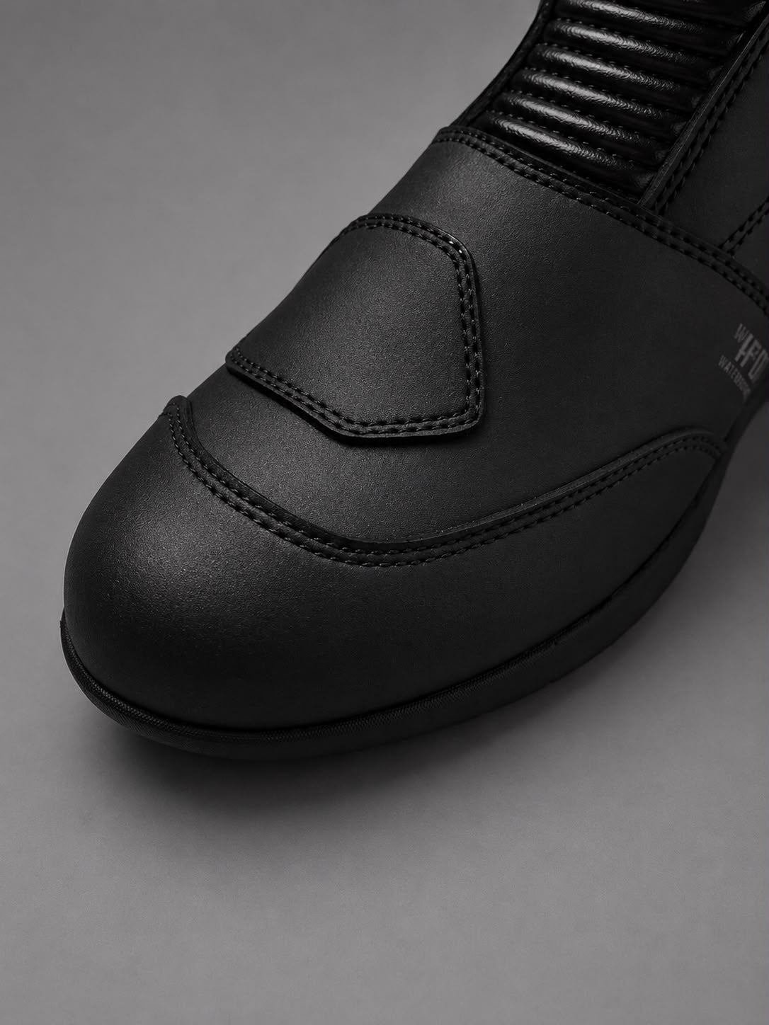 STIVALE MOTO IN PELLE W2 "DZF" BLACK