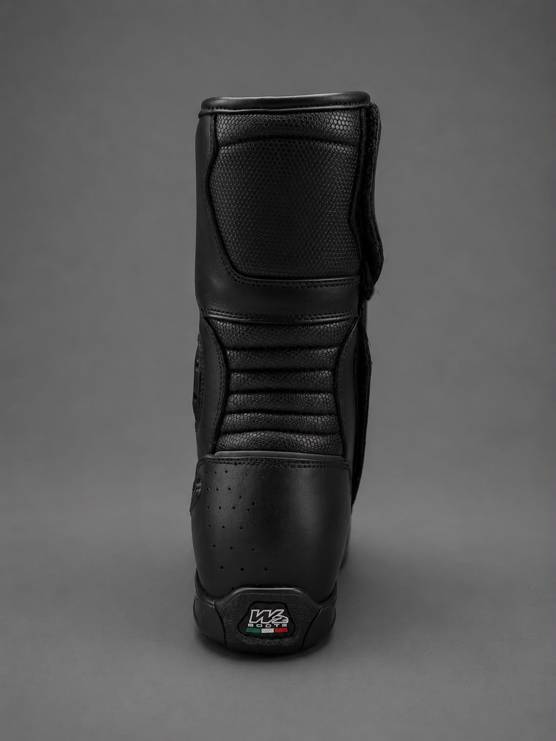 STIVALE MOTO IN PELLE W2 "T-FP" BLACK