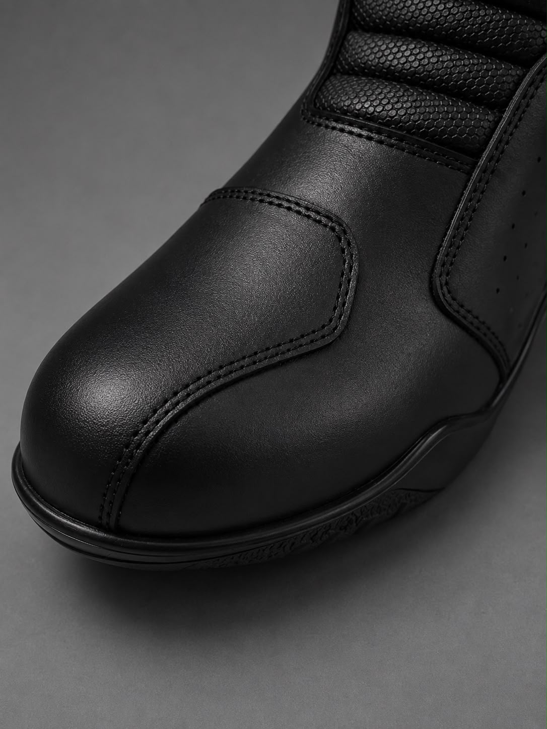 STIVALE MOTO IN PELLE W2 "T-FP" BLACK